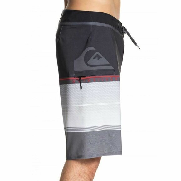 Quiksilver Men's Black Highline Slab 20" Swimtrunk Size 32X20 NGB - Picture 2 of 5